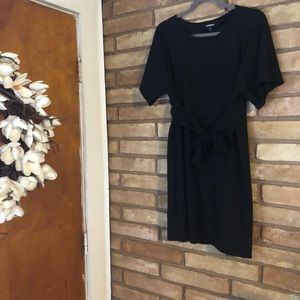 Express Black Tie in front Dress